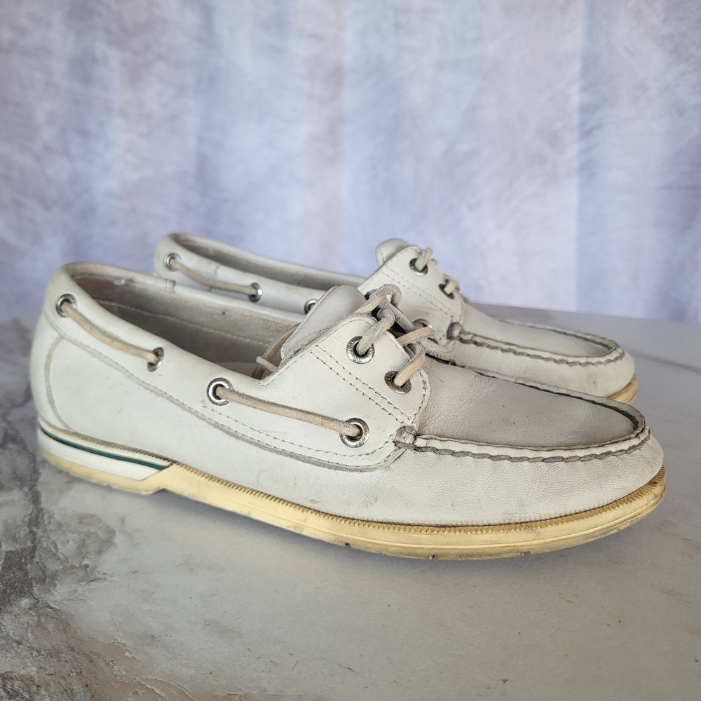 Rockport Boat Shoes Gray Men's Size 7 M